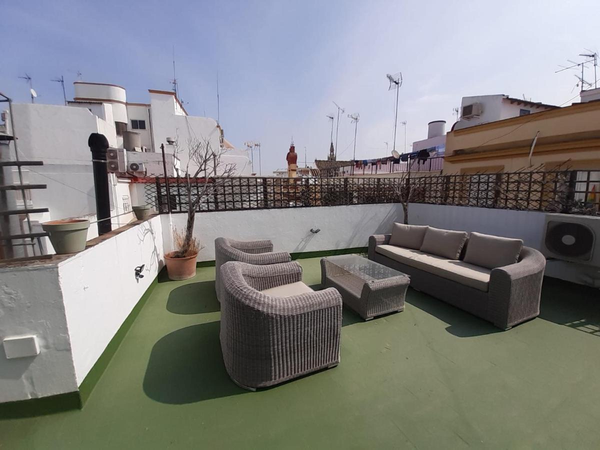 Champion Duplex Terrace And Garage Old Town 6 Pax Sevilha Exterior foto