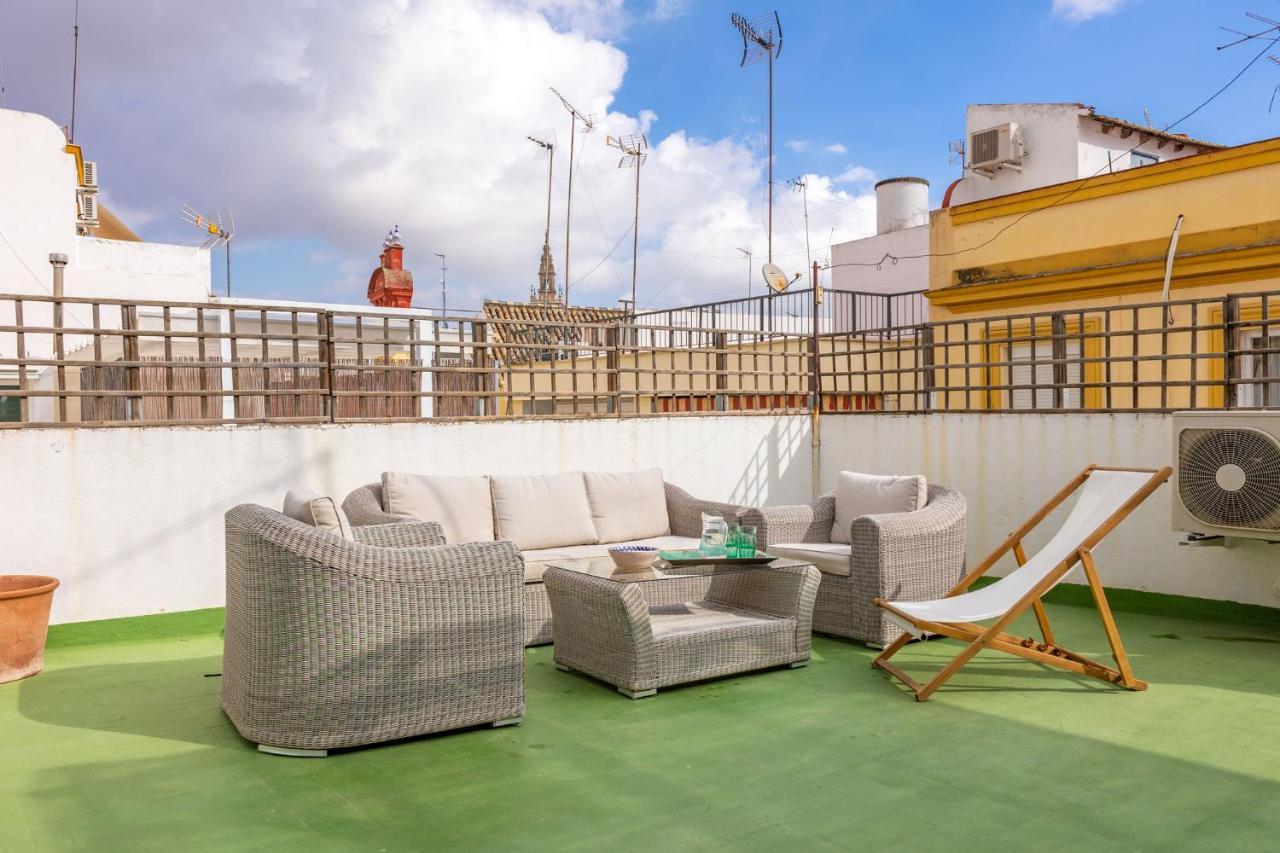 Champion Duplex Terrace And Garage Old Town 6 Pax Sevilha Exterior foto