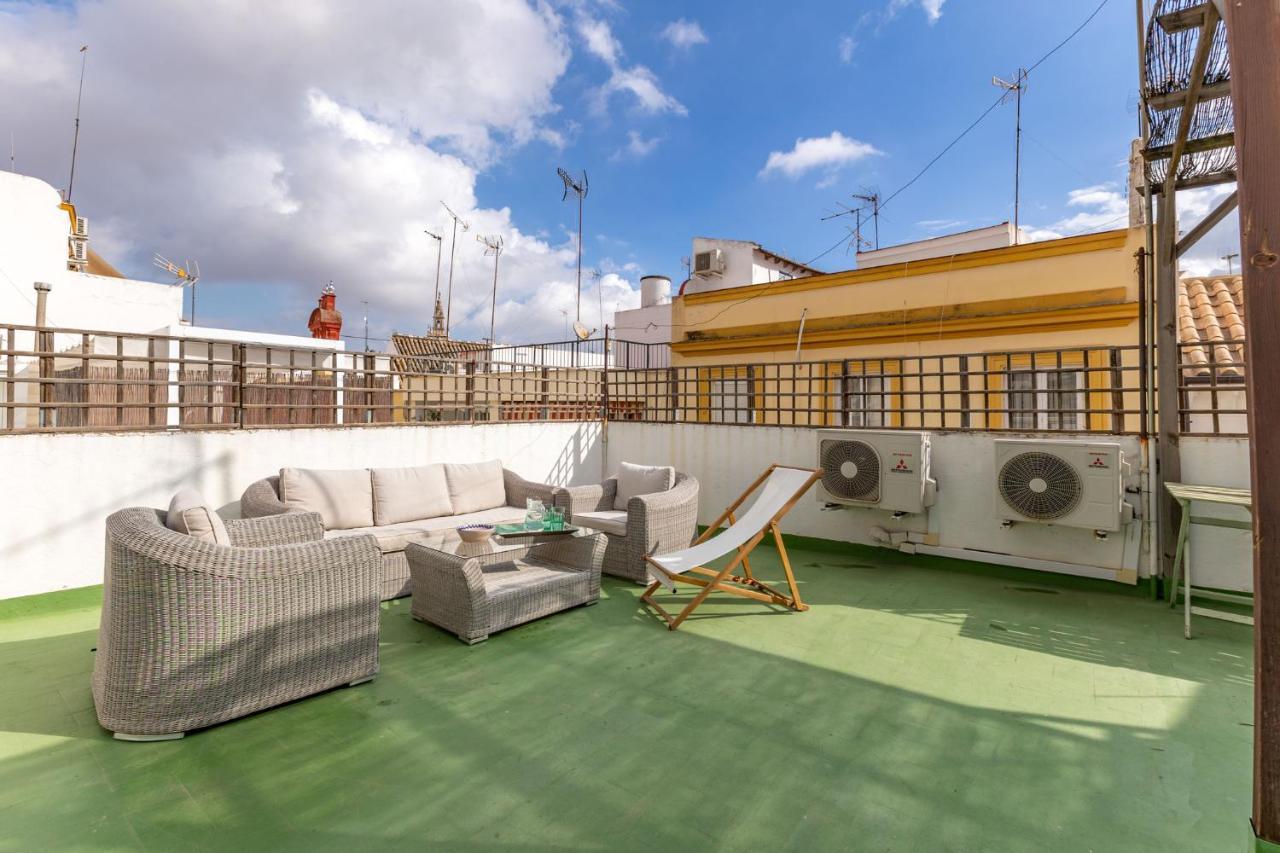 Champion Duplex Terrace And Garage Old Town 6 Pax Sevilha Exterior foto